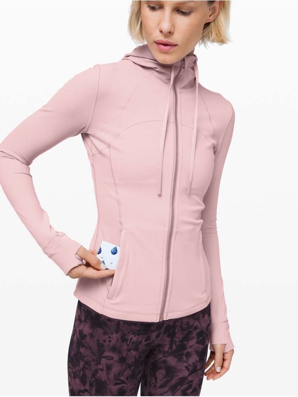 Lululemon Nulu Hooded Define Jacket Size 6 - Pink Bliss / Misty Pink